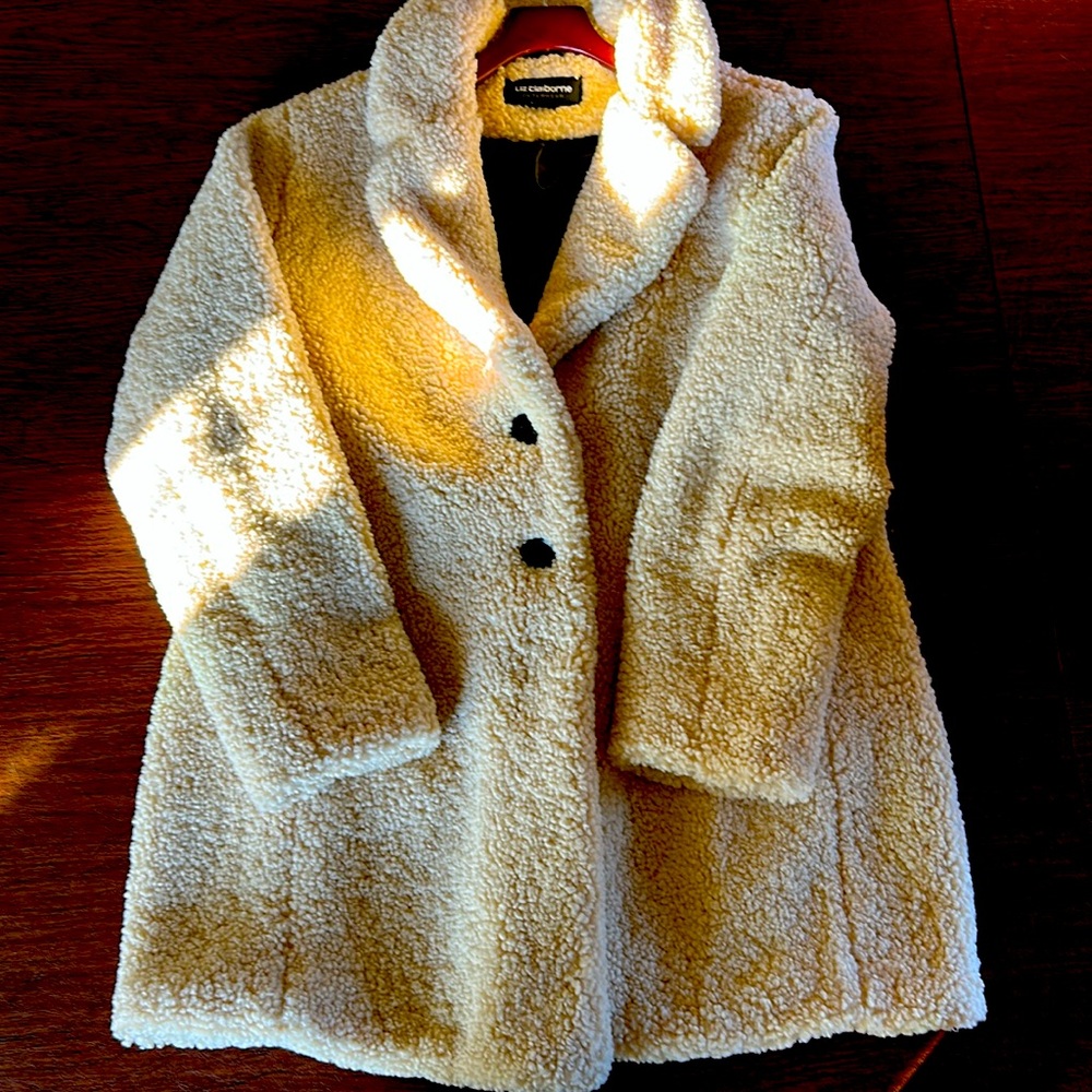 Teddy Bear coat.  Cozy and warm in excellent condition!